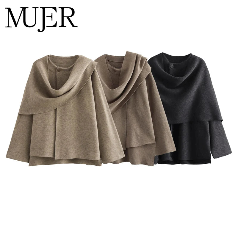 Plush Winter Coats for Women Asymmetric Scarf Demi-Season Jacket for Women Parkas Long Sleeve Padded Coat Woman Jacket