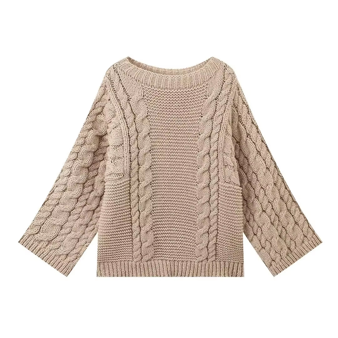 Yaminiya Winter Clothes Women Women'S Turtleneck Long Sleeve Pink Sweater Prairie Chic Solid Vintage Sweater Oversize Pullover