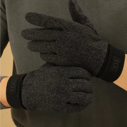 Winter Cashmere Gloves for Women Warm Touch Screen Gloves Cold Protection Full Finger Mittens Outdoor Cycling Thick Woolen Glove